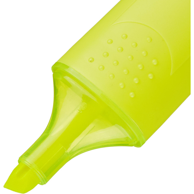 Маркер текстовыделитель Kores BRIGHT LINER PLUS, скош након, 0,5-5 мм, желт