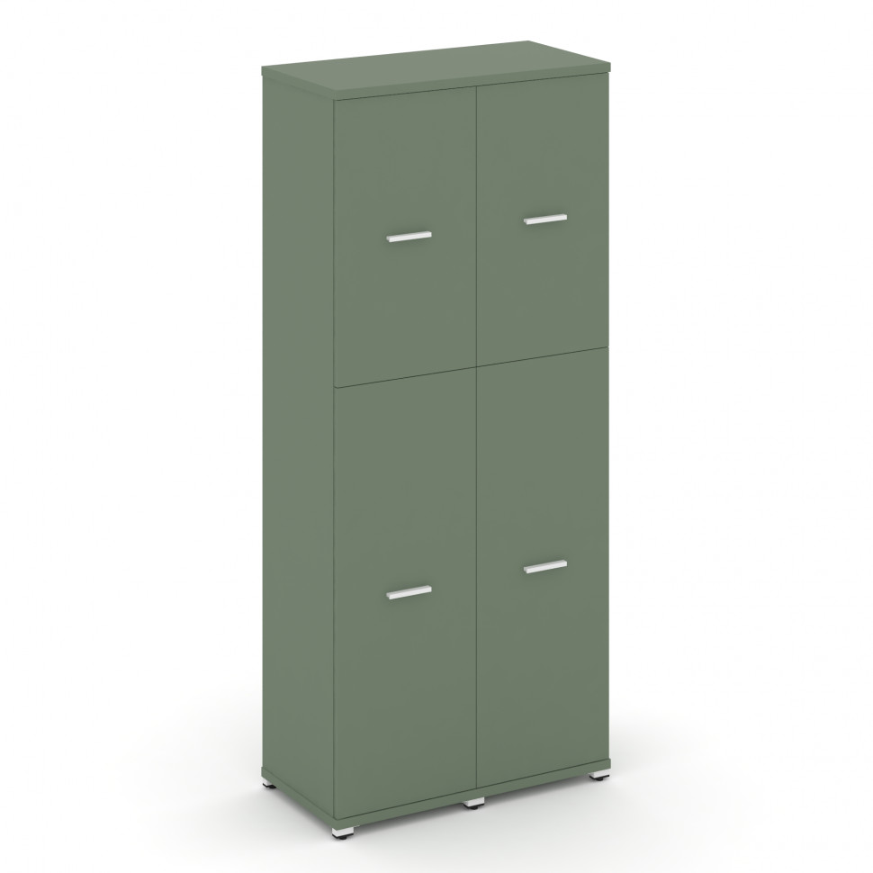 Concept Шкаф 2 узкие секции, 5 ниш CN.STU-525 W Кобо/Металл Белый 836*420*1922