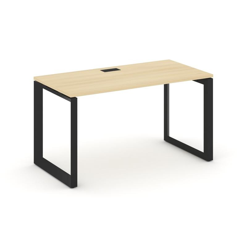 Style Project Стол письменный SN-59O.SP-024 Акация Лорка/Металл Черный/Черный Заглушка 1580*800*750