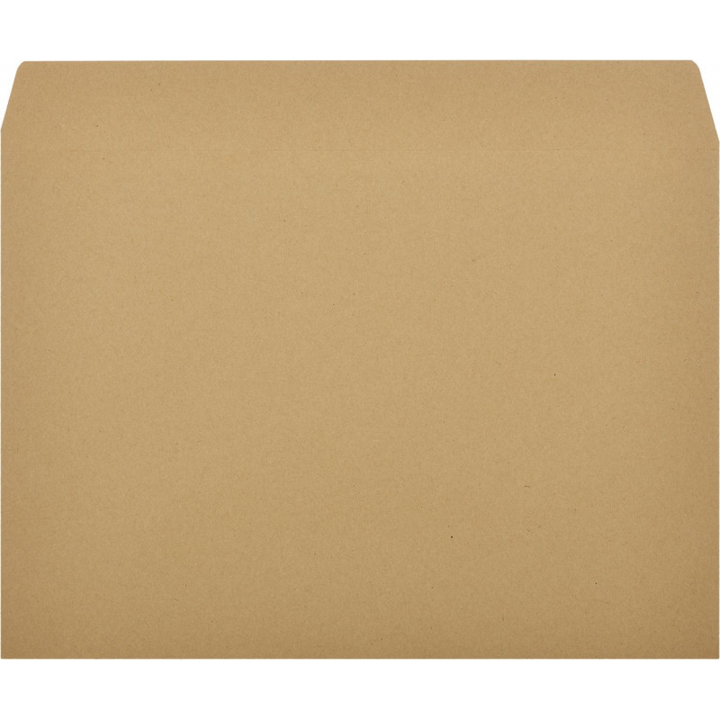 Конверт С4  из крафт бум. 90 г/м2 с силиконовой лентой, 25 шт/уп