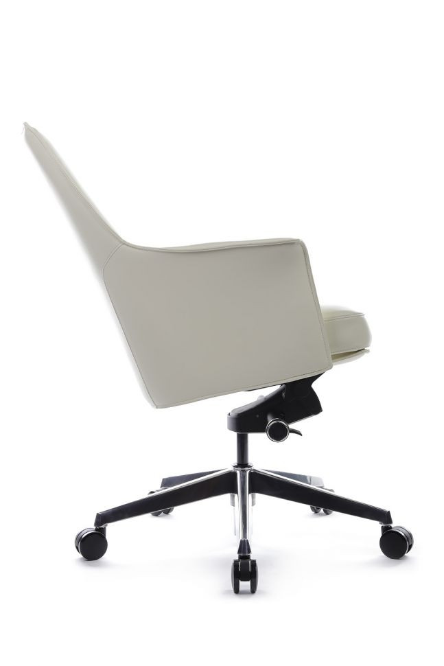 Кресло Rosso-M В1918 Кремово-белый (3A MND1221) натуральная кожа 68*68*88-94