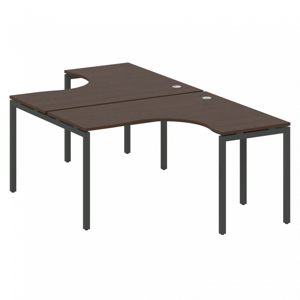 Metal System Quattro Рабочая станция криволинейная на П-образном м/к 40БП.РАС-СА-2.3 Венге Цаво/Мета Metal System Quattro Рабочая станция криволинейная на П-образном м/к 40БП.РАС-СА-2.3 Венге Цаво/Мета