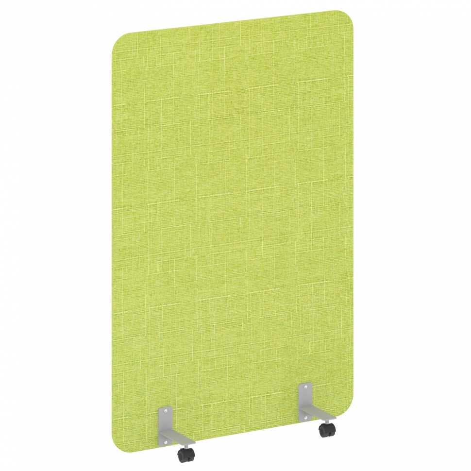 R-line soft Перегородка на металлических опорах, на роликах AP.R-120-180 Romeo 07/Металл Серый 1200*