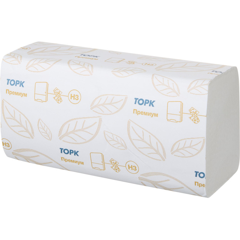 Полотенца бумажные Торк ZZ Прем 2-сл. НЗ 200л 20пач/уп, цел 133100