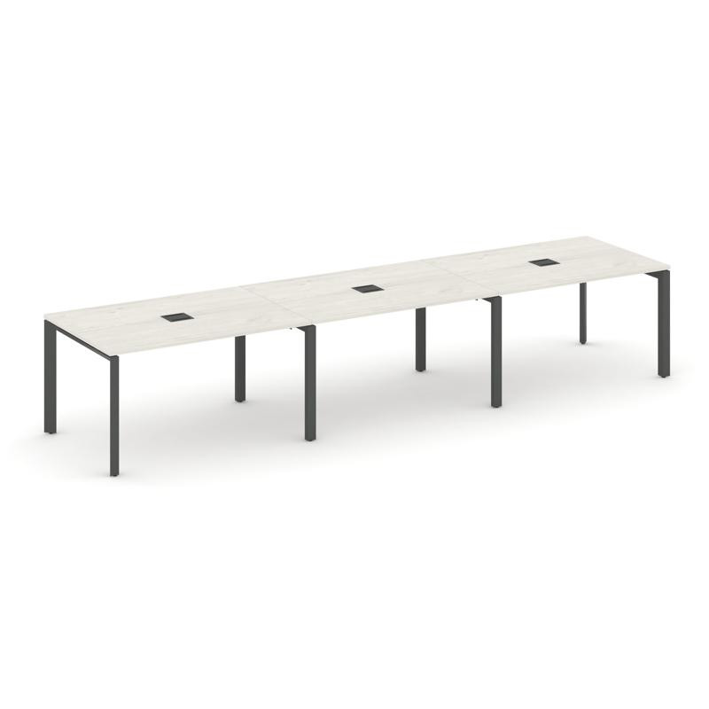 Style Project Стол переговорный SN-59P.SPRG-021 Дуб Наварра/Металл Антрацит 2940*980*750