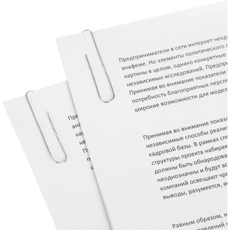 Скрепки Attache Economy оцинкованные, 50 мм, гофрированные, 50 шт/уп