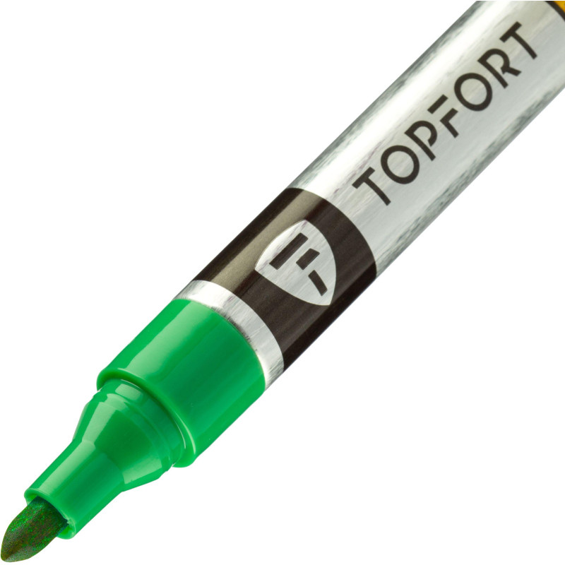 Маркер для металла TOPFORT MetalPro 1-3 мм зеленый