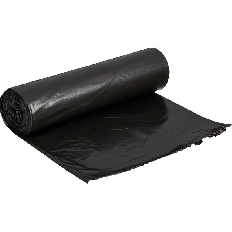 Мешки для мусора ПВД 220л 35мкм 10шт/рул черные 83х110см_СПБ