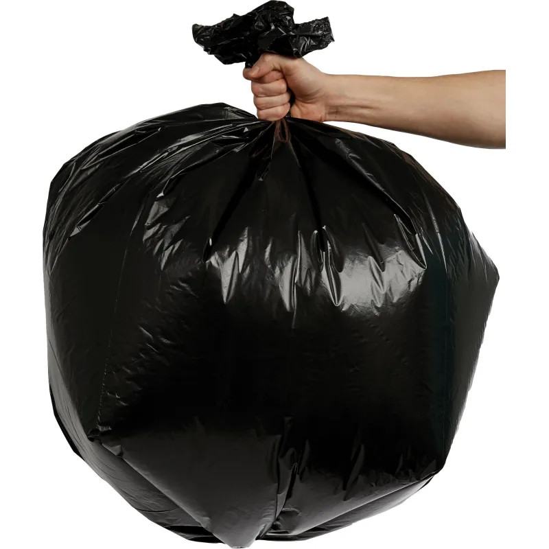 Мешки для мусора ПВД 220л 35мкм 10шт/рул черные 83х110см_СПБ