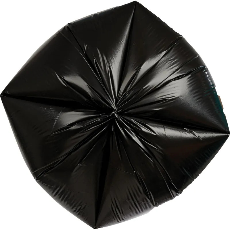 Мешки для мусора ПВД 220л 35мкм 10шт/рул черные 83х110см_СПБ