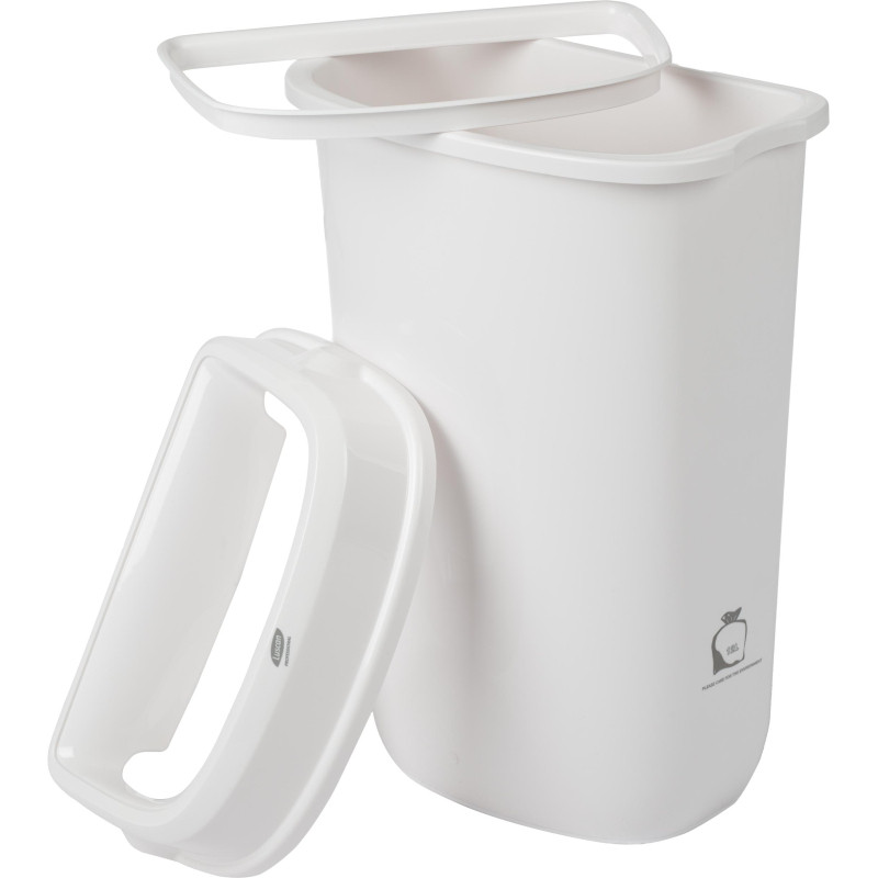 Контейнер для мусора (корзина) Luscan Prof Etalon 12л белый 151041