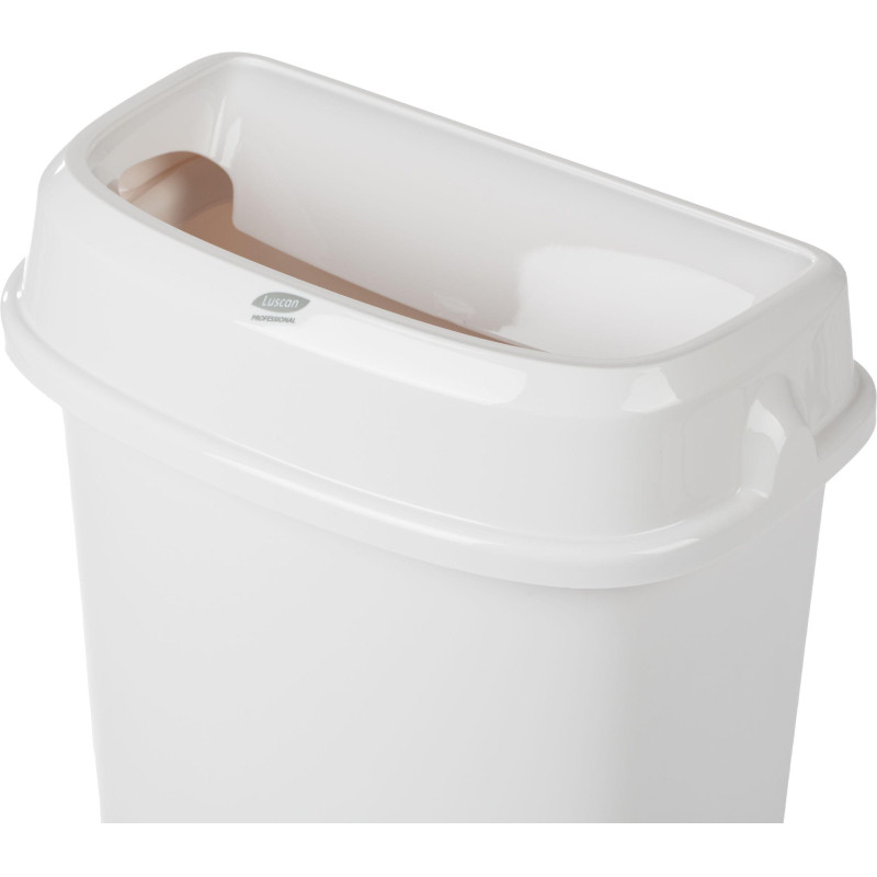 Контейнер для мусора (корзина) Luscan Prof Etalon 12л белый 151041