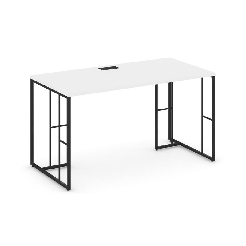 Rift Стол письменный RF.SP-002 Белый Бриллиант/Металл Черный 1180*600*750