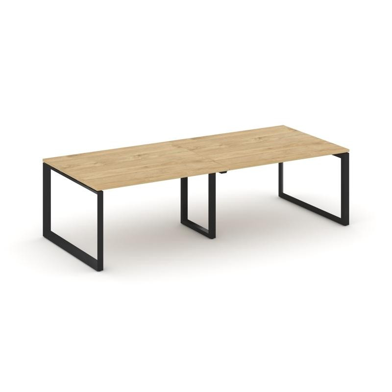 Style Project Стол переговорный SN-59O.SPRG-042.3 Тиквуд Светлый/Металл Черный 2360*1180*750