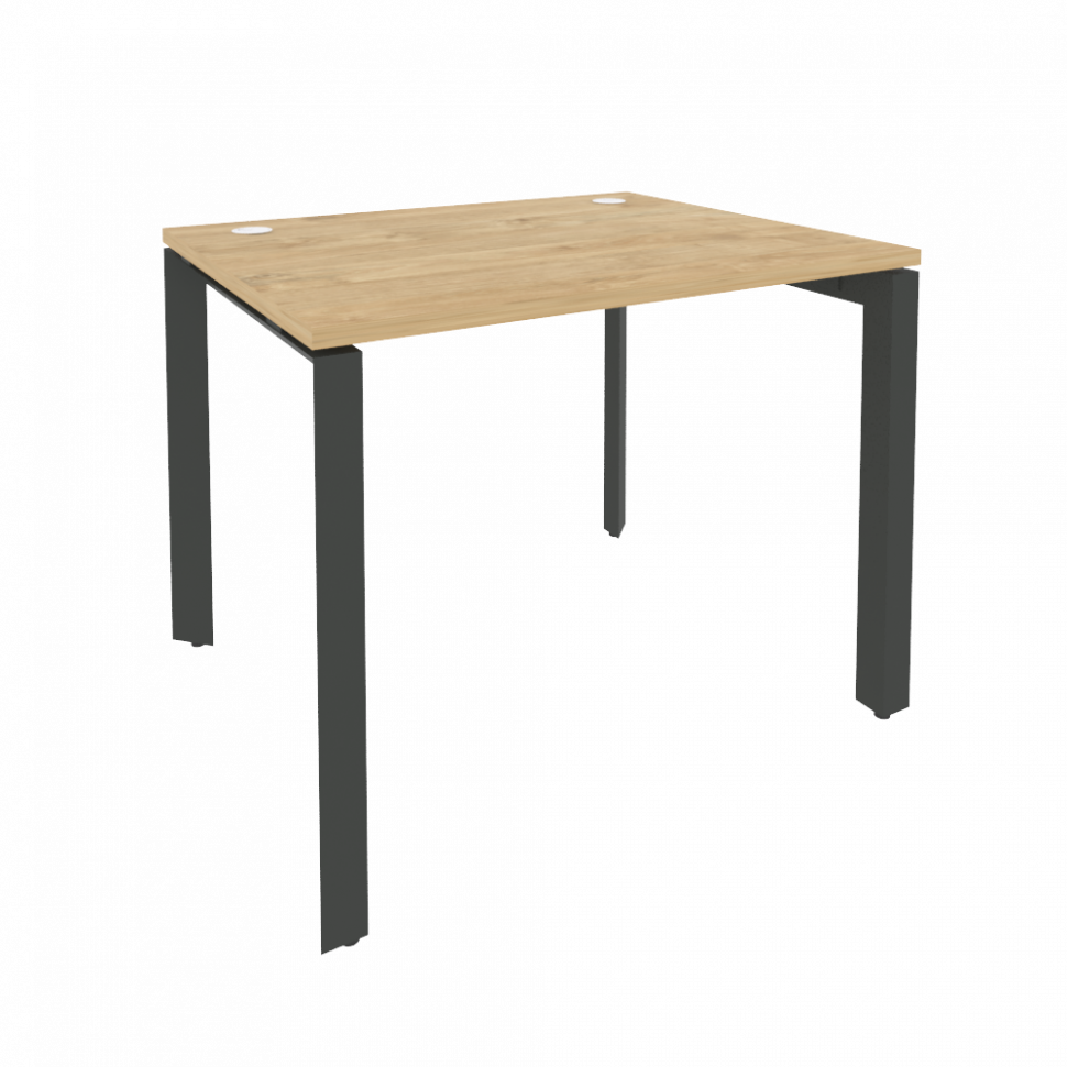 Onix Стол рабочий на П-образном м/к O.MP-SP-1.8 Тиквуд Светлый/Металл Антрацит 980*800*750