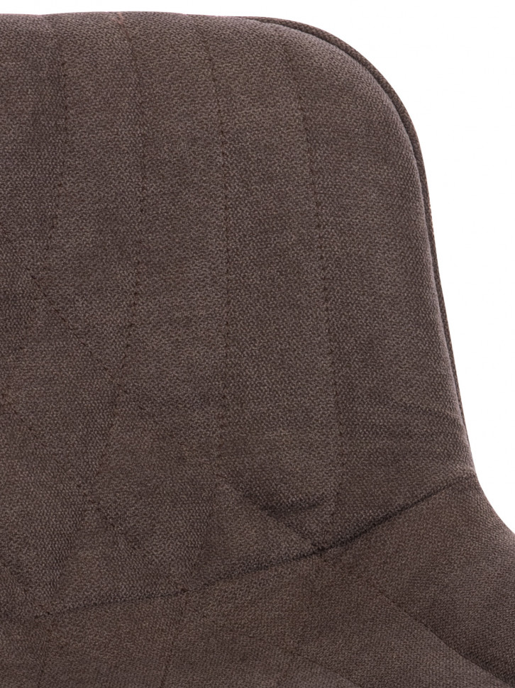 Барный стул Everprof Grace Black (Грэйс Блэк) Ткань Темно-коричневый