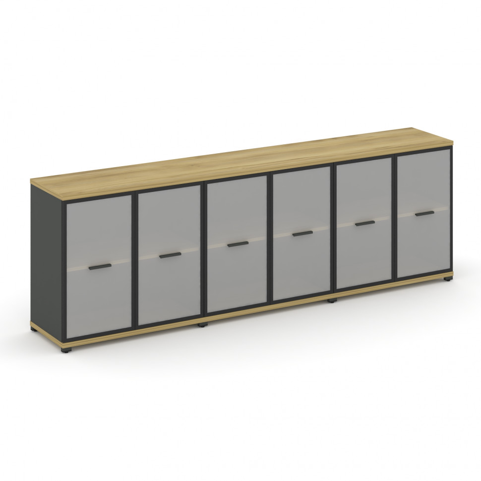 Concept Шкаф 3 широкие секции, 2 ниши CN.STS-233 RMB A Дуб Винченцо/Антрацит/Металл Антрацит/Сатин 2 Concept Шкаф 3 широкие секции, 2 ниши CN.STS-233 RMB A Дуб Винченцо/Антрацит/Металл Антрацит/Сатин 2