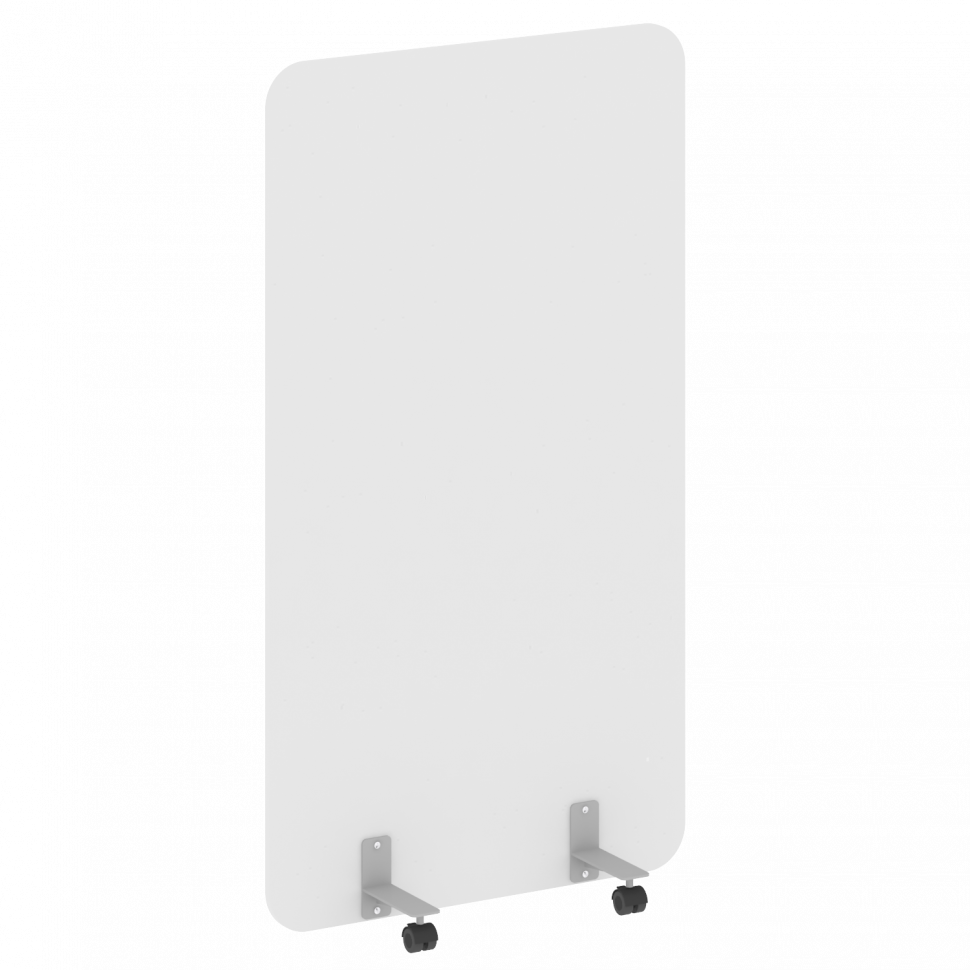 R-line Перегородка на металлических опорах, на роликах DP.R-100-180 Белый/Металл Серый 1000*18*1800 R-line Перегородка на металлических опорах, на роликах DP.R-100-180 Белый/Металл Серый 1000*18*1800