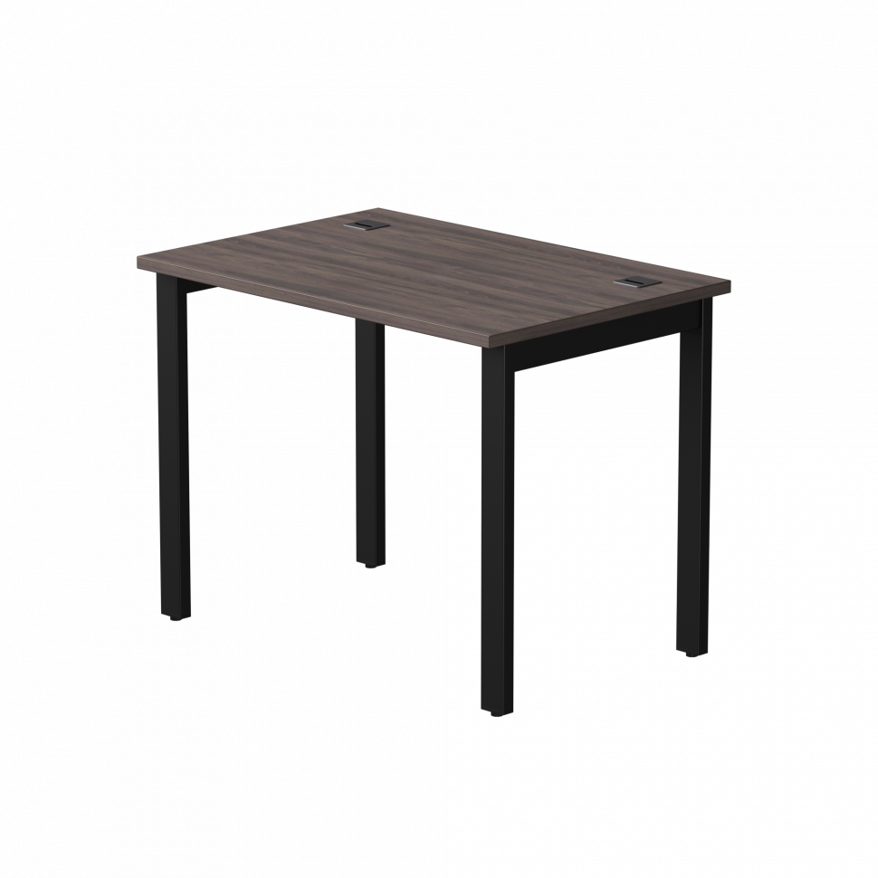 Стол прямой Everprof EVO (ЭВО) на металлокаркасе 980х670х755 мм Дуб Пасадена/Черный