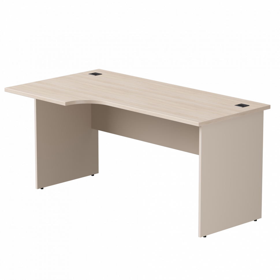 Стол эргономичный левый Everprof EVO (ЭВО) опоры ЛДСП 1580х670(870)x755 мм Дуб Соната/Кашемир