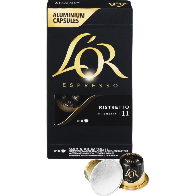 Кофе в капсулах L'OR Espresso Ristretto, 10шт/уп