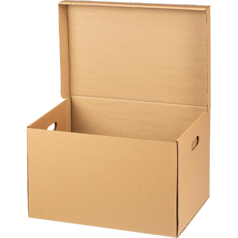 Короб архивный Attache Делопроизводство с крышкой 480х325х295мм, Т23