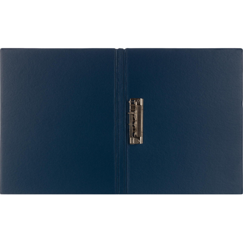 Папка с зажимом синяя Дания-Россия