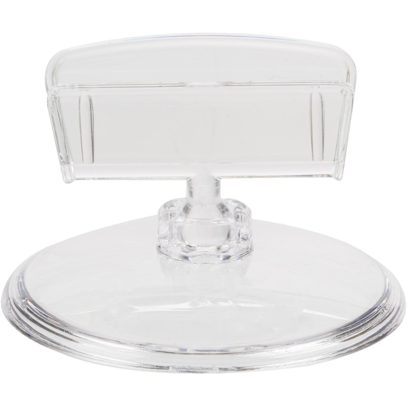 Ценникодержатель настольный на круглой подставке ширина клипсы 38мм,10шт/уп