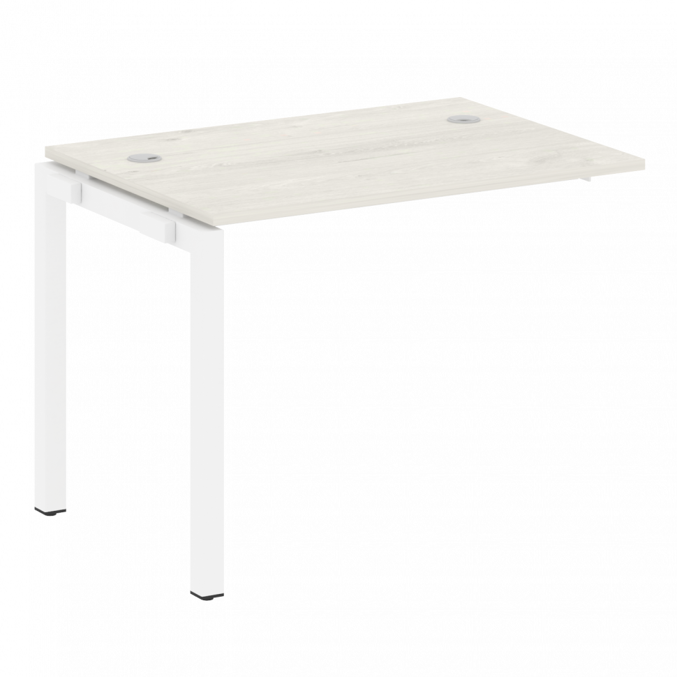 Metal System Quattro Проходной элемент рабочей станции на П-образном м/к 50БП.ПРС-СП-1.1 Дуб Наварра