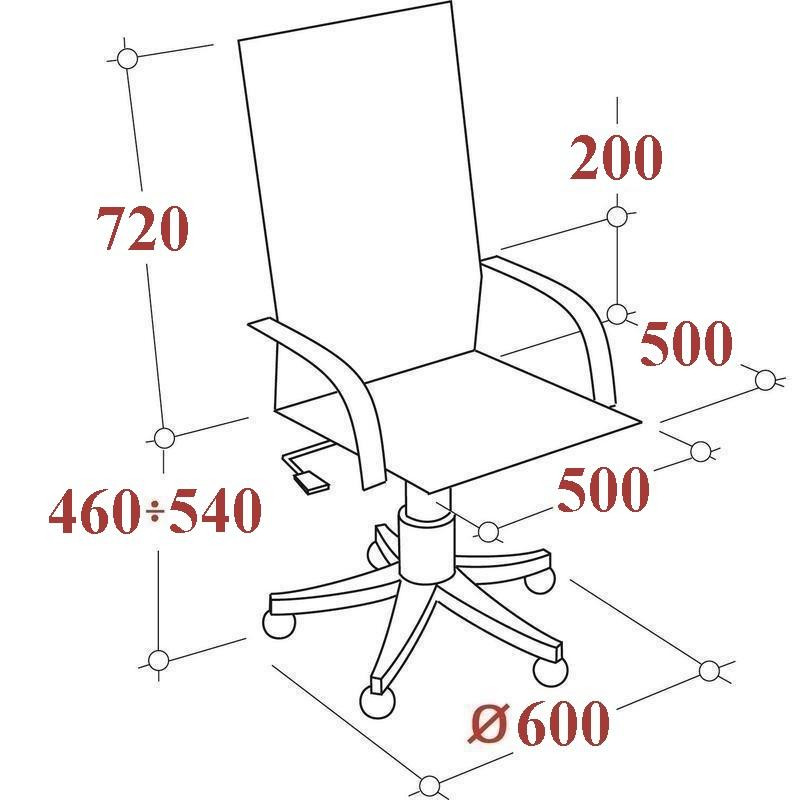 Кресло BN_Sp_EChair-589 TC сетка/ткань черный, хром