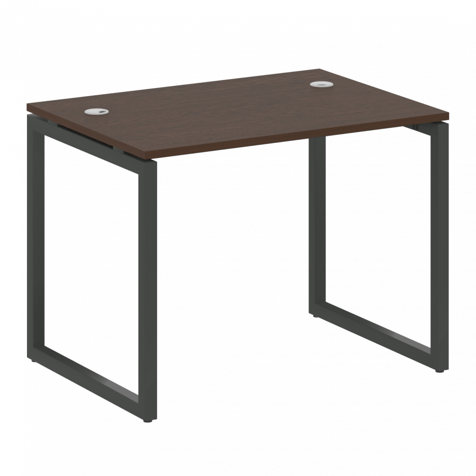 Metal System Quattro Стол письменный на О-образном м/к 40БО.СП-1 Венге Цаво/Металл Антрацит 1000*720 Metal System Quattro Стол письменный на О-образном м/к 40БО.СП-1 Венге Цаво/Металл Антрацит 1000*720