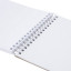 Скетчбук, белая бумага 100 г/м2, 140х201 мм, 60 л., гребень, подложка, BRAUBERG ART, "Порисуем", 115063