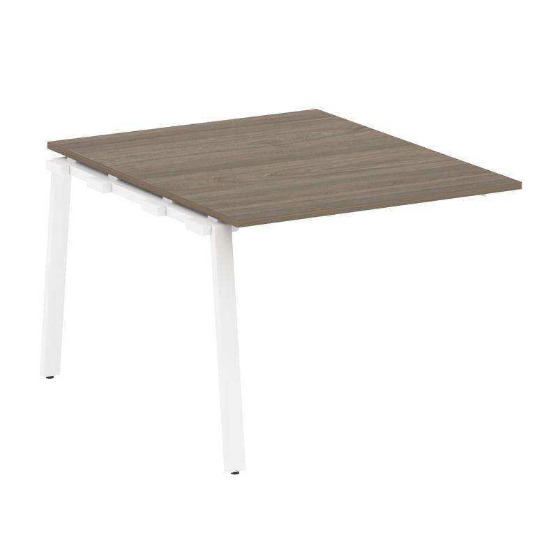 Metal System Проходной элемент перег. стола на А-образном м/к БА.ППРГ-1 Вяз Благородный/Металл Белый