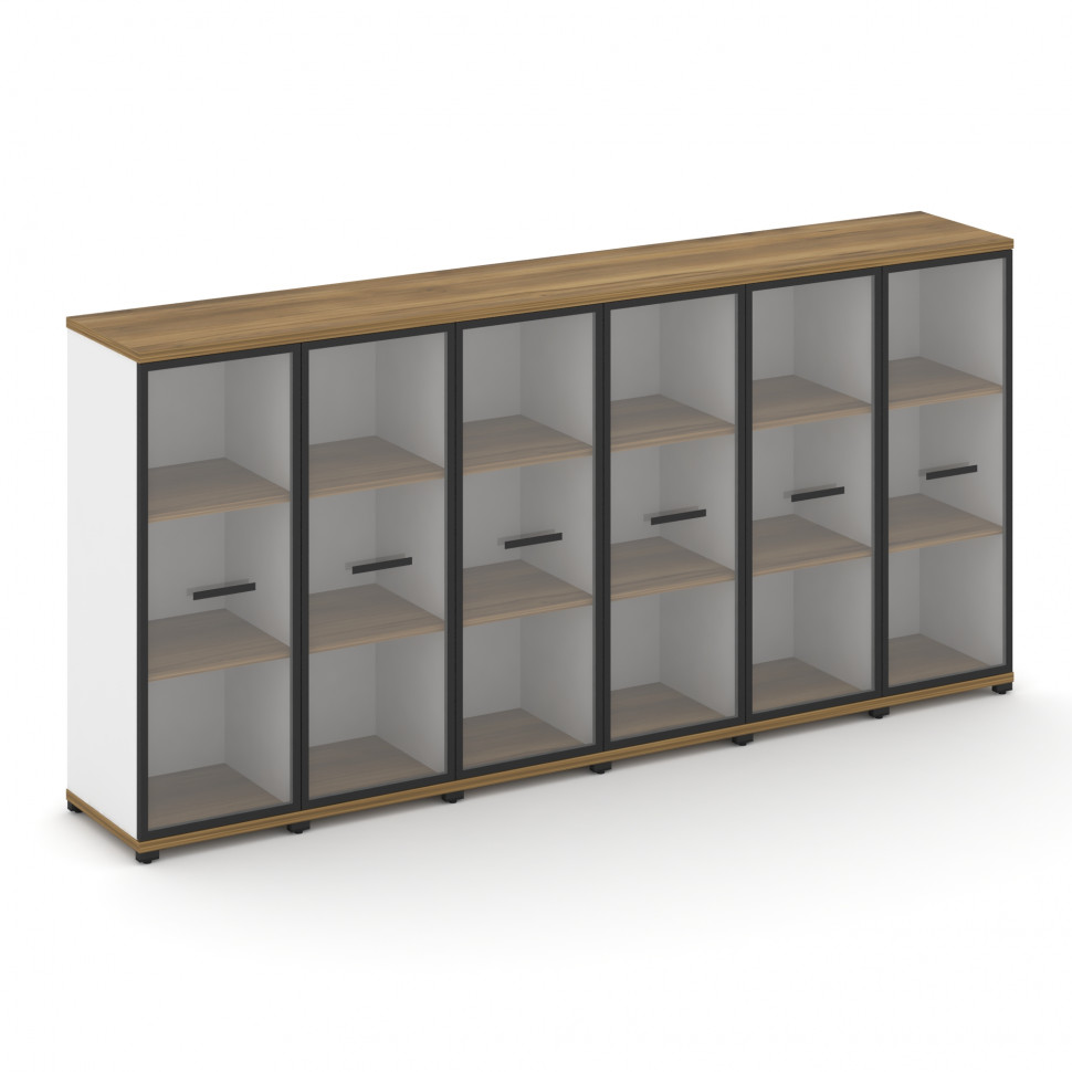 Concept Шкаф 6 узких секций, 3 ниши CN.STU-366 RPB B Сандал Янтарный/Белый Бриллиант/Металл Черный/П Concept Шкаф 6 узких секций, 3 ниши CN.STU-366 RPB B Сандал Янтарный/Белый Бриллиант/Металл Черный/П