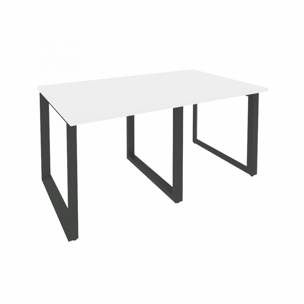 Onix Стол переговорный O.MO-PRG-2.0 Белый Бриллиант/Металл Антрацит 1560*980*750