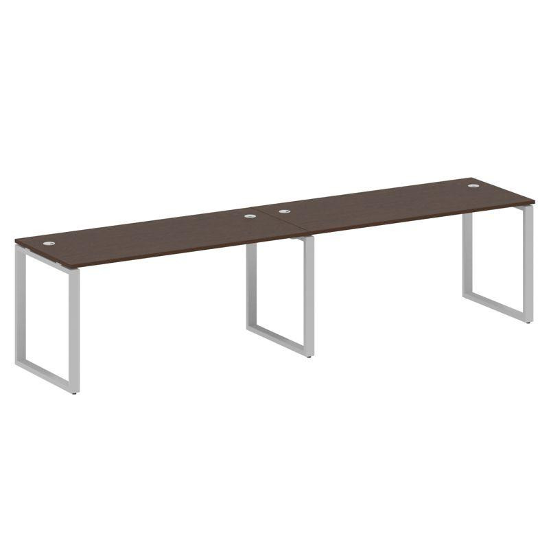 Metal System Рабочая станция на 2 места на О-образном м/к БО.СМ-2.4 Венге Цаво/Металл Серый 3200*720 Metal System Рабочая станция на 2 места на О-образном м/к БО.СМ-2.4 Венге Цаво/Металл Серый 3200*720