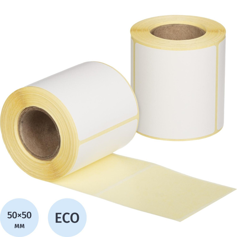 Термоэтикетки ЭКО 50х50, 200 шт/рул, вт. 25