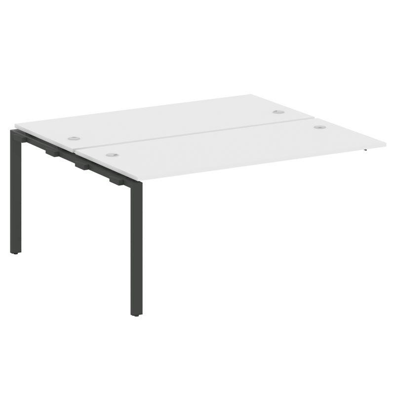 Metal System Проходной элемент рабочей станции на П-образном м/к БП.ПРС-СП-2.4 Белый/Металл Антрацит Metal System Проходной элемент рабочей станции на П-образном м/к БП.ПРС-СП-2.4 Белый/Металл Антрацит