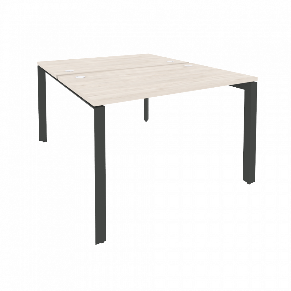 Onix Рабочая станция на П-образном м/к O.MP-D.RS-2.2.7 Денвер Светлый/Металл Антрацит 1180*1475*750