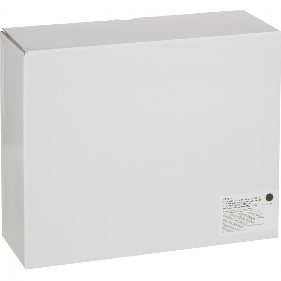 Картридж лазерный Retech CF287X чер. пов.емк. для HP LJ M506/M527
