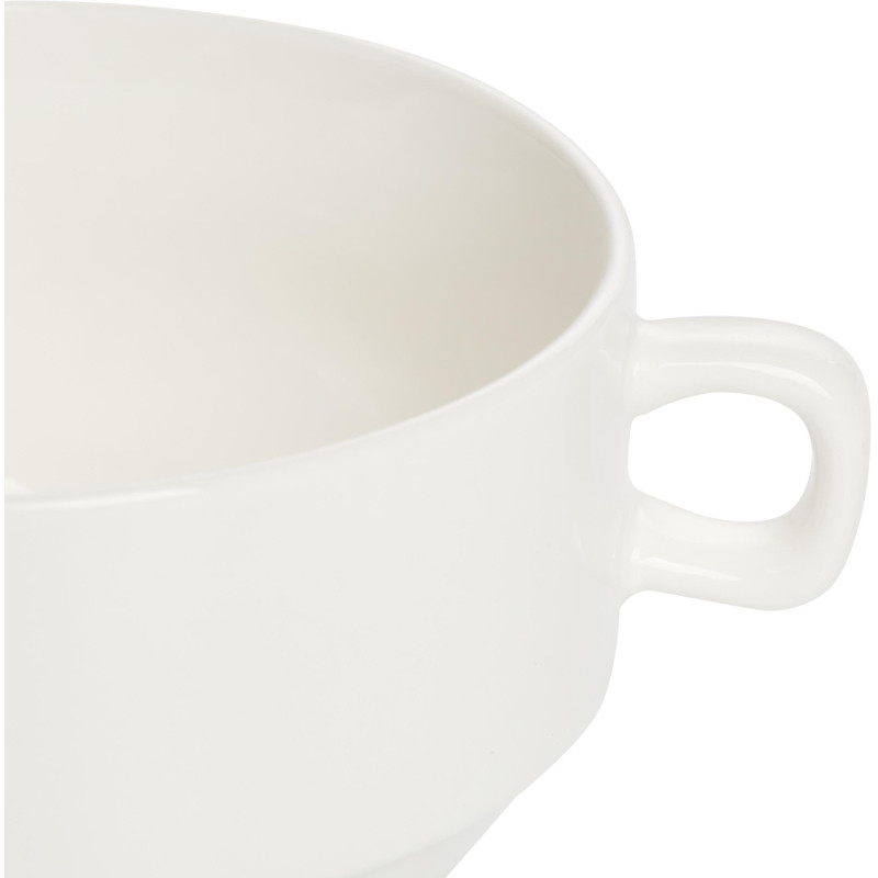 Чаша для бульона Kaylas, D115мм 430мл, фарфор, белая 6шт/уп