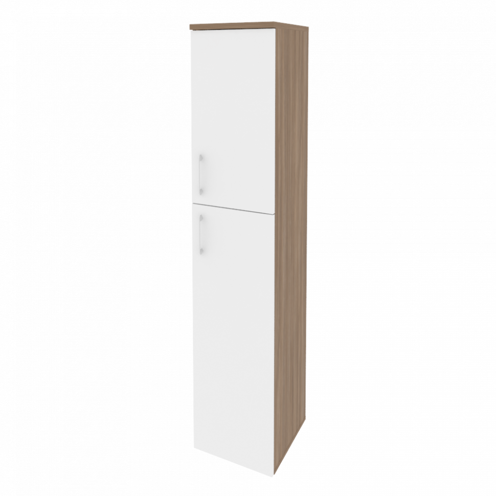 Onix Шкаф высокий узкий правый O.SU-1.8 (R) Дуб Аризона/Белый Бриллиант 400*420*1977 Onix Шкаф высокий узкий правый O.SU-1.8 (R) Дуб Аризона/Белый Бриллиант 400*420*1977