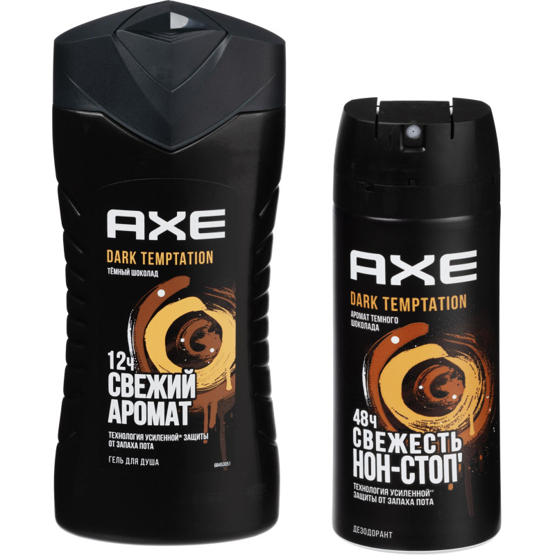 Подарочный набор Axe Dark temptation,150+250мл муж