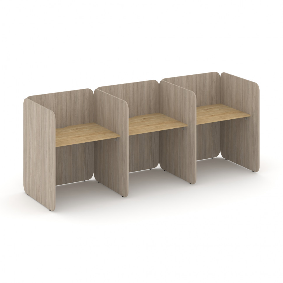 Bell Комплект №3 KCB.K-003 Тиквуд Светлый/Дуб Аттик 2412*909*1200 Bell Комплект №3 KCB.K-003 Тиквуд Светлый/Дуб Аттик 2412*909*1200