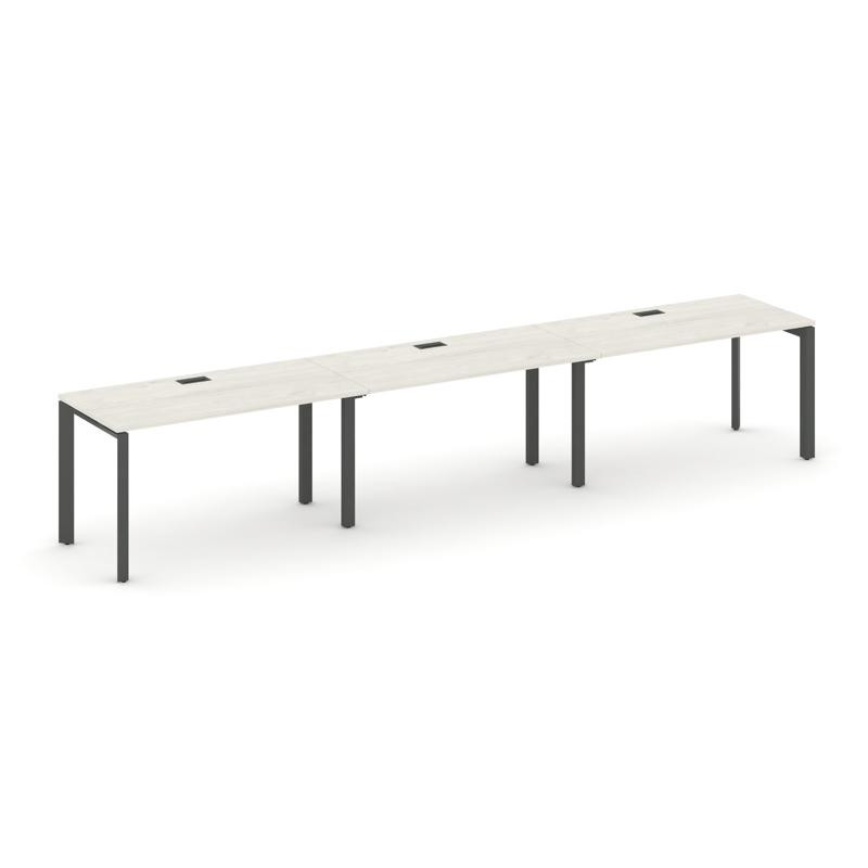 Style Project Рабочая станция односторонняя SN-59P.ORS-041 Дуб Наварра/Металл Антрацит/Черный Заглуш