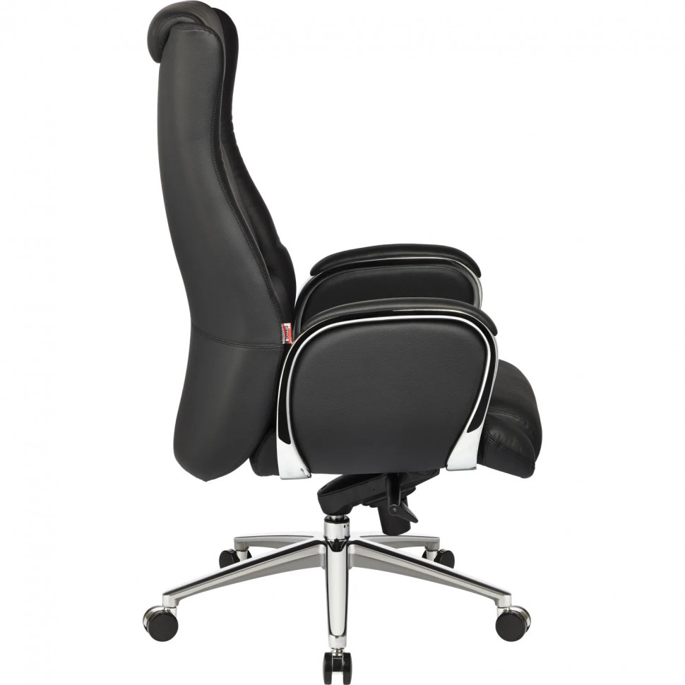 Кресло BN_Jl_Руководителя Echair-545 ML кожа черная, хром