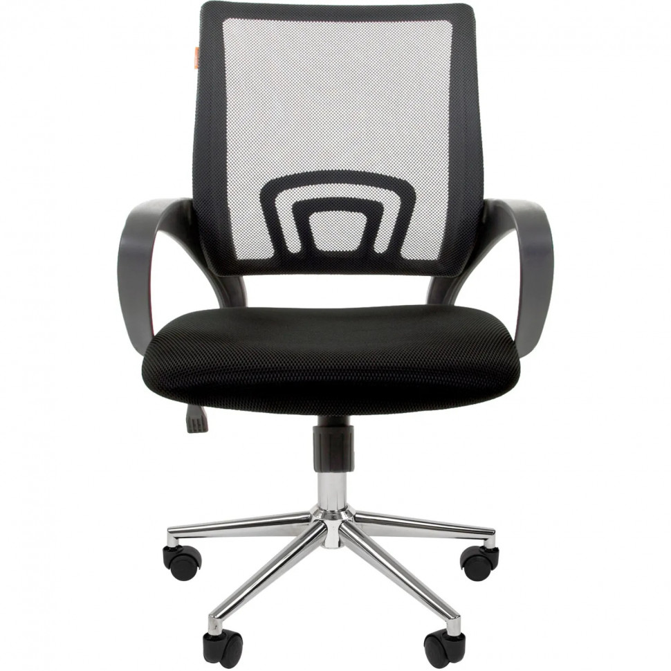 Кресло VT_Chairman 696 сетка/ткань TW черный хром