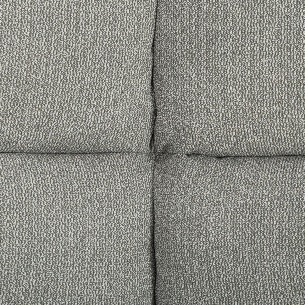 Кресло лаунж Reflex/Рефлекс с пуфом велюр/букле (HYP), светло-серый