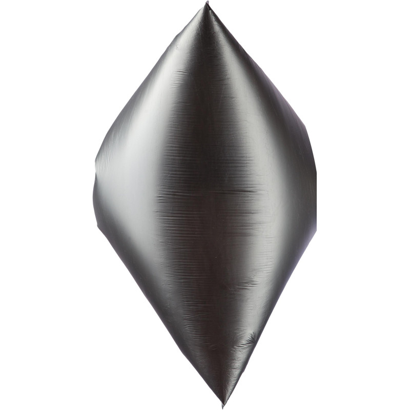 Мешки для мусора ПНД 35л 12мкм 20шт/рул черные 53x58см Luscan с завязками