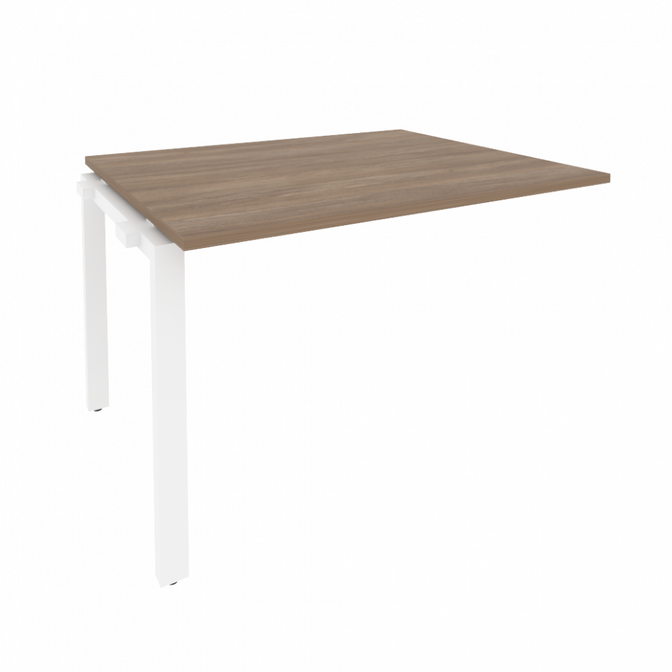 Onix Проходной наборный элемент переговорного стола O.MP-NPRG-2 Дуб Аризона/Металл Белый 1180*980*75